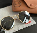 Ray Ban round metal polarized, Zonnebril, Zwart, Ophalen of Verzenden, Zo goed als nieuw