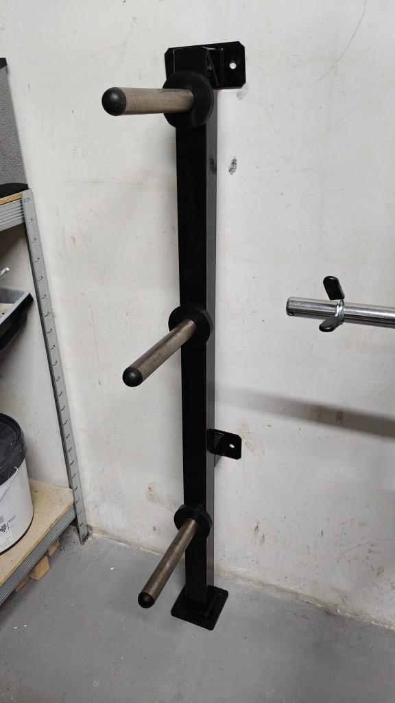 Halterschijven standaard wandmontage 30 mm, Sport en Fitness, Fitnessmaterialen, Zo goed als nieuw, Overige typen, Ophalen
