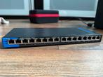 Linksys LGS116P 16-Poorts Gigabit PoE+ Switch, Computers en Software, Netwerk switches, Ophalen of Verzenden, Gebruikt