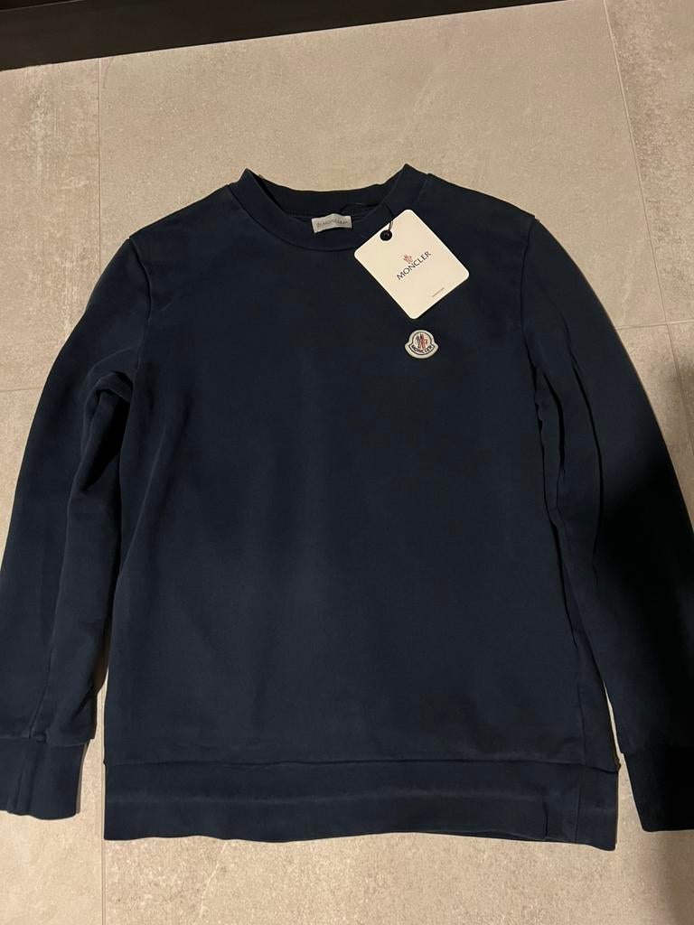 Moncler trui zo goed als nieuw maat S, Ophalen of Verzenden, Nieuw, Maat 46 (S) of kleiner, Blauw