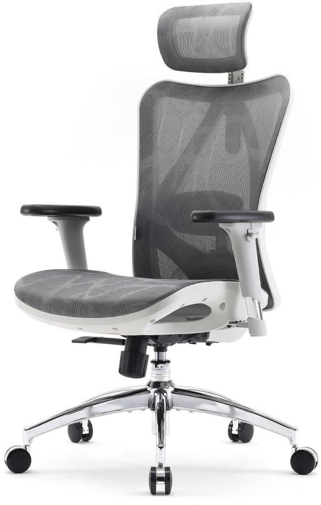 SIHOO M57 Ergonomische Bureaustoel, Huis en Inrichting, Bureaustoelen, Zo goed als nieuw, Bureaustoel, Grijs, Ergonomisch, Ophalen
