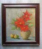 G Troost - Stilleven met bloemen - Dahlia,s - 1951, Ophalen of Verzenden