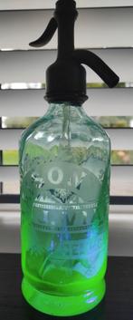 Kleine Franse siphon spuitwaterfles spuitfles uranium 0,5L, Ophalen of Verzenden