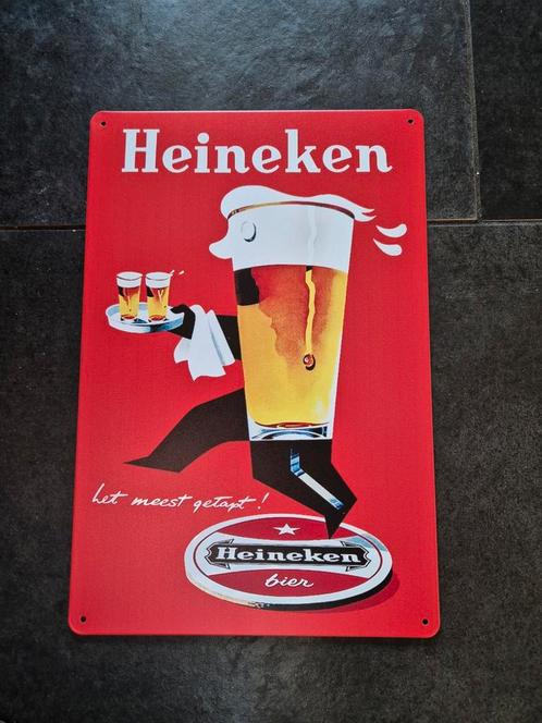Heineken reclamebord, Verzamelen, Biermerken, Nieuw, Reclamebord, Plaat of Schild, Heineken, Ophalen of Verzenden