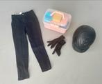 Paardrijspullen kind | broek-helm-handschoenen-poetskist, Gebruikt, Ophalen of Verzenden, Dressuur, Cap
