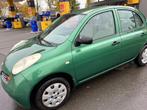 Nissan Micra 1.2 59KW 5DR 2004 Groen apk eind dec 2025, Voorwielaandrijving, Stof, 4 cilinders, Origineel Nederlands