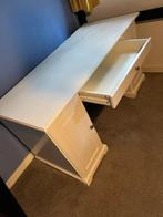 wit bureau incl. 2 kastjes & 1 lade, Huis en Inrichting, Bureaus, Ophalen, Gebruikt, Bureau