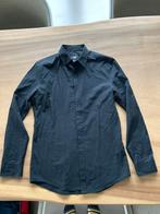 Mooi slimfit antracite overhemd maat S, Ophalen of Verzenden, Zo goed als nieuw, Zwart, H&M