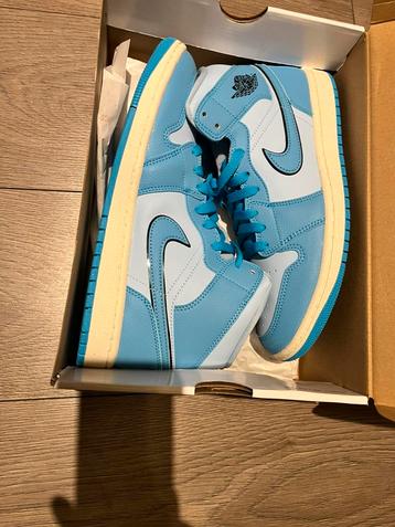Air jordan 1 med se ice blu nieuw beschikbaar voor biedingen