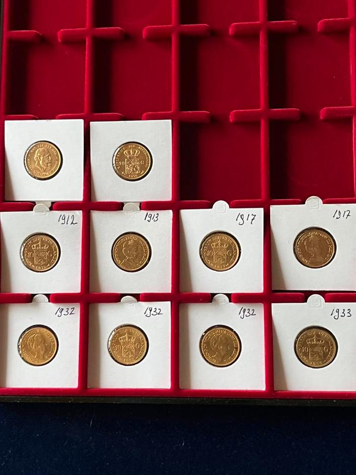 Gouden tientjes, Postzegels en Munten, Munten | Nederland, Setje, Overige waardes, Koningin Wilhelmina, Goud, Ophalen of Verzenden