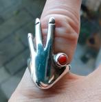 koraal ring maat 16,5, Sieraden, Tassen en Uiterlijk, Ringen, Nieuw, Ophalen of Verzenden, Kleiner dan 17, Dame