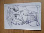 Pen/potloodtekening, Antiek en Kunst, Kunst | Tekeningen en Foto's, Ophalen of Verzenden