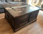Antieke grote Houten Salontafel / kist, Ophalen, Gebruikt, 50 tot 100 cm, 100 tot 150 cm