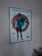 Poster holistische geneeskunde, Verzamelen, Posters, Ophalen, Zo goed als nieuw, Rechthoekig Staand, Met lijst