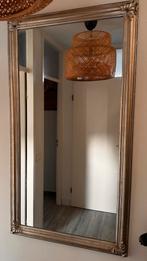 Zeer mooie luxe kwaliteit grote zilverkleurige spiegel, Huis en Inrichting, Ophalen, Zo goed als nieuw, 75 tot 100 cm, 150 tot 200 cm