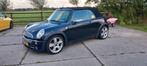 Mini Cabriolet., Auto diversen, Schadeauto's, Ophalen, Cabriolet, Zwart, Handgeschakeld