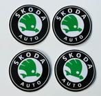 SKODA velg logo merk embleem stickers 5CM .  plat 2D, Auto diversen, Ophalen of Verzenden, Nieuw