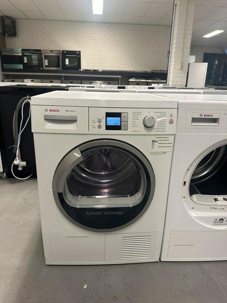BOSCH ECOLOGIXX 7 7KG WARMTEPOMPDROGER A+++ VRIJSTAAND, Witgoed en Apparatuur, Wasdrogers, Refurbished, Condens, Voorlader, 6 tot 8 kg