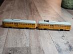 modeltrein Ho tram Bachmann 2 delig (louk), Gebruikt, Gelijkstroom, Wagon, Ophalen of Verzenden