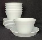 Arzberg Tric - compoteschaaltjes / soepkommen met schotels, Overige typen, Ophalen of Verzenden, Zo goed als nieuw, Overige stijlen