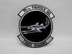 US Air Force patch 75th Fighter Squadron 'Tiger Sharks', Verzenden, Luchtmacht, Amerika, Embleem of Badge