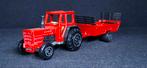 Majorette Tractor met Aanhanger. BIEDEN, Ophalen of Verzenden, Gebruikt, Auto