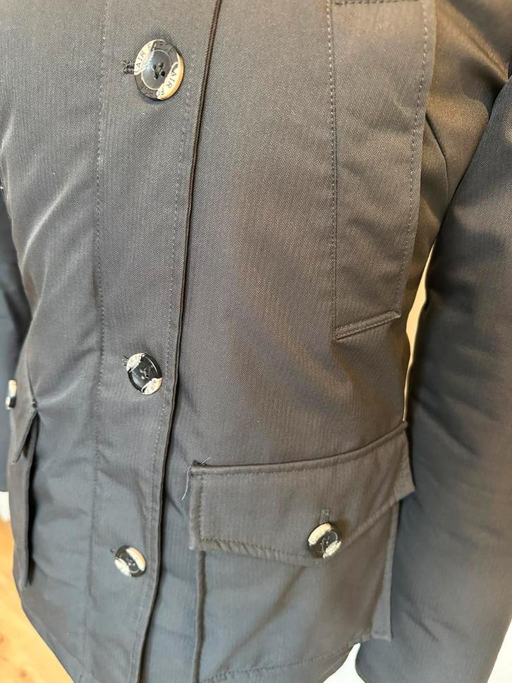 Airforce parka 4 pocket Gun Metal, Kleding | Dames, Jassen | Winter, Zo goed als nieuw, Maat 34 (XS) of kleiner, Ophalen of Verzenden