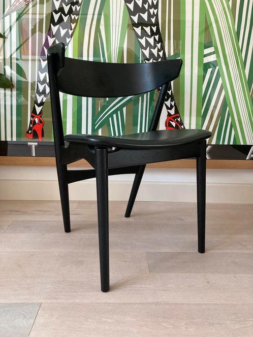 Sibast No.7 chair, Huis en Inrichting, Stoelen, Zo goed als nieuw, Eén, Hout, Leer, Zwart, Ophalen
