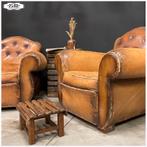 Oud houten voetenbankje / opstapje, Gebruikt, Ophalen of Verzenden, Nb, Nb