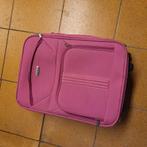 Roze Handbagage Koffer, Sieraden, Tassen en Uiterlijk, Koffers, Uitschuifbare handgreep, Gebruikt, Minder dan 50 cm, Ophalen of Verzenden