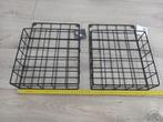 Zwart metalen lectuurbak /  wandrek (25 x 7 x 35 cm) (2x), Ophalen of Verzenden, Zo goed als nieuw
