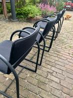4 x cirkel stoelen Mazairac en Boonzaaijer Metaform, Huis en Inrichting, Ophalen, Zo goed als nieuw, Stof