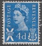 GB - SCHOTLAND 4d. zegel - Koningin Elisabeth II - 1966, Postzegels en Munten, Postzegels | Europa | UK, Verzenden, Gestempeld