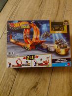 Hot Wheels Monster Truck Looping Racebaan, Kinderen en Baby's, Speelgoed | Racebanen, Racebaan, Ophalen of Verzenden, Zo goed als nieuw