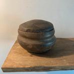 Indonesische Aardewerk Offerpot met Inscripties, Ophalen of Verzenden