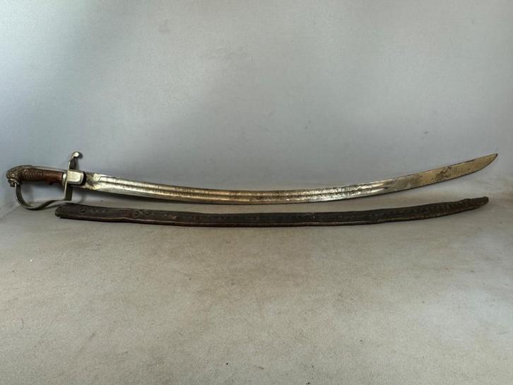 251154 Afrikaans Ethiopie Imperial Cavalry Sabre in Scabbard, Antiek en Kunst, Kunst | Niet-Westerse kunst, Ophalen of Verzenden