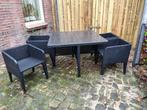 tuinmeubelen, Ophalen, 4 zitplaatsen, Kunststof, Eettafel