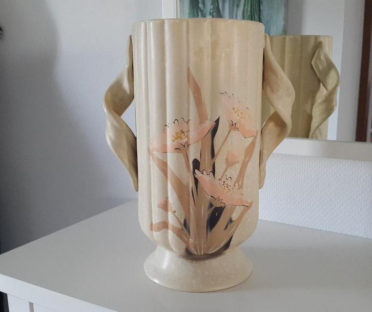 oude Engelse vaas "Hamilton" +/- 1945, gedraaide oren,, Antiek en Kunst, Antiek | Vazen, Verzenden