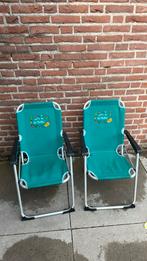 Twee kindercampingstoeltjes, Ophalen of Verzenden, Gebruikt, Campingstoel