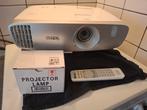 BenQ W1100 beamer met reservelamp, Gebruikt, Ophalen of Verzenden, DLP, Full HD (1080)
