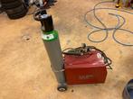 Welderpartner WP 150 mig met eigen volle gasfles, Ophalen, Zo goed als nieuw, 150 tot 250 ampère, Co2