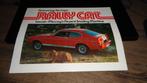 ZELDZAME USA  Folder  FORD  CAPRI  RALLY CAT 2.8L-V6, Verzenden, Nieuw, Ford