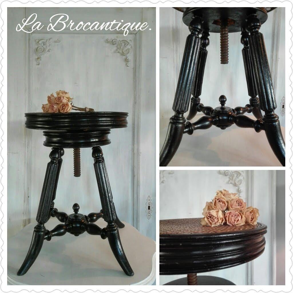 Draaikruk Napoleon, Huis en Inrichting, Stoelen, Gebruikt, Zwart, Brocante/Antiek, Ophalen of Verzenden