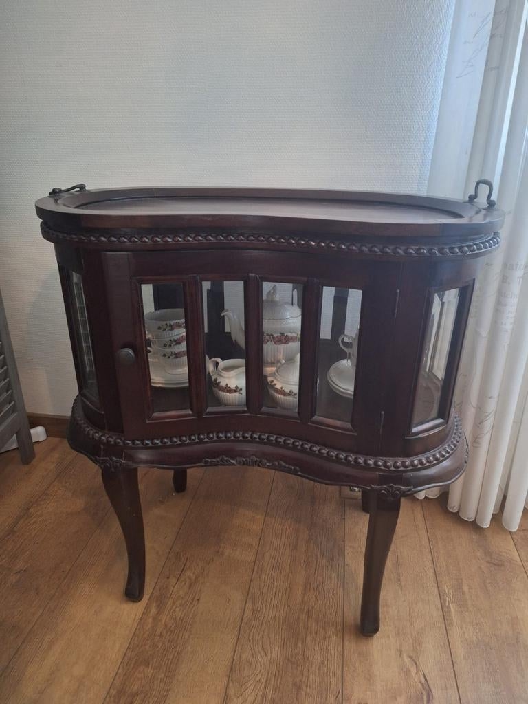 Mooi antiek theekastje - Weg wegens ruimtegebrek, Antiek en Kunst, Antiek | Meubels | Kasten, Ophalen