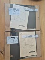 2 IKEA Kallax inzetdeurtjes zwart, Ophalen, Nieuw