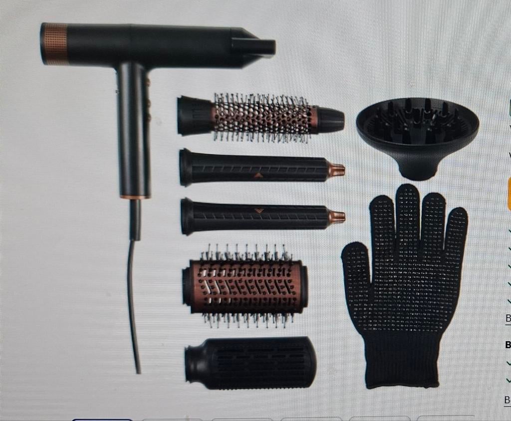 Princess Airstyler Pro 529205 met alle hulpstukken, Ophalen of Verzenden, Zo goed als nieuw