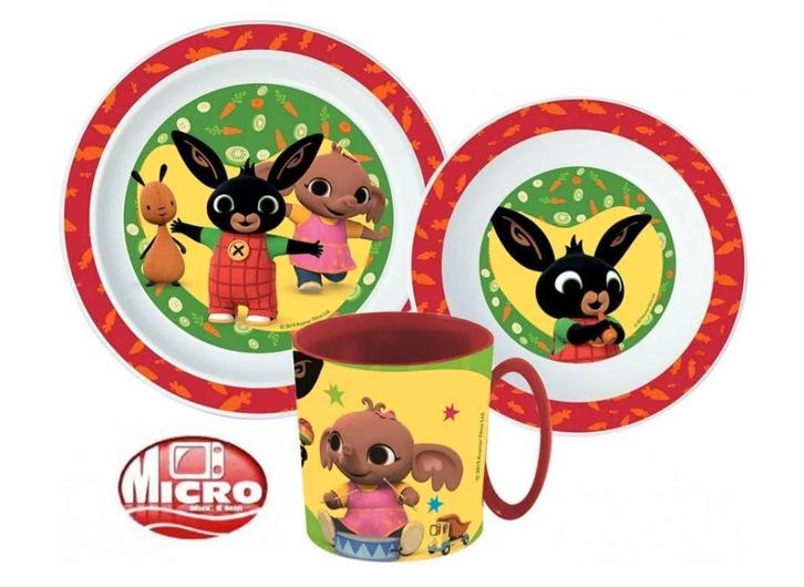 Bing Konijn Kinderservies met Mok - Magnetron Eetsetje, Kinderen en Baby's, Babyvoeding en Toebehoren, Nieuw, Overige typen, Ophalen of Verzenden