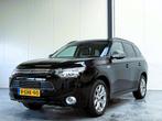 Mitsubishi Outlander 2.0 PHEV instyle Schuifdak|Leder|Trekha, Auto's, Mitsubishi, Zwart, 4 cilinders, Zwart, Vierwielaandrijving