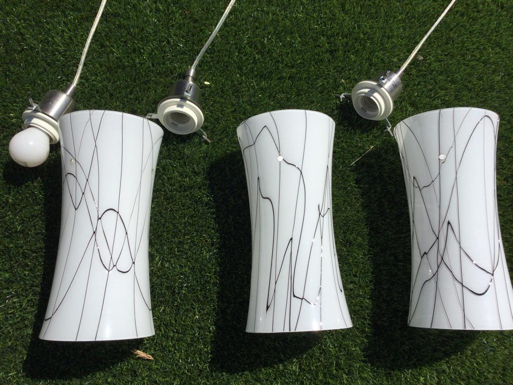 Eet tafel verlichting, Huis en Inrichting, Ophalen, Modern, Minder dan 50 cm, Glas