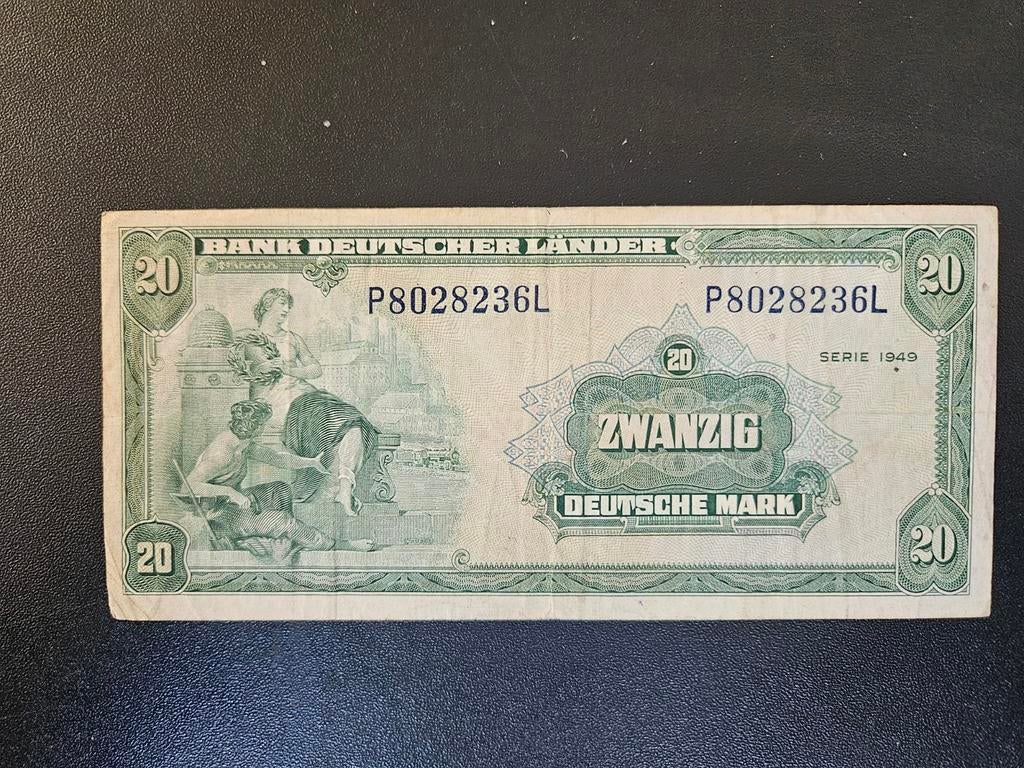 (West) Duitsland pick 17a 1949, Ophalen of Verzenden, Duitsland, Los biljet